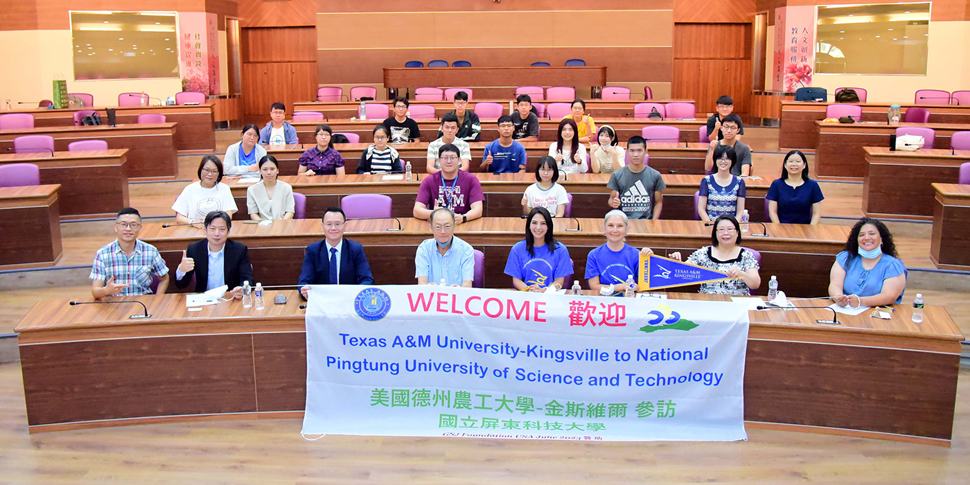 Texas A&M University-Kingsville Visits NPUST, Says “Hello” to Taiwan