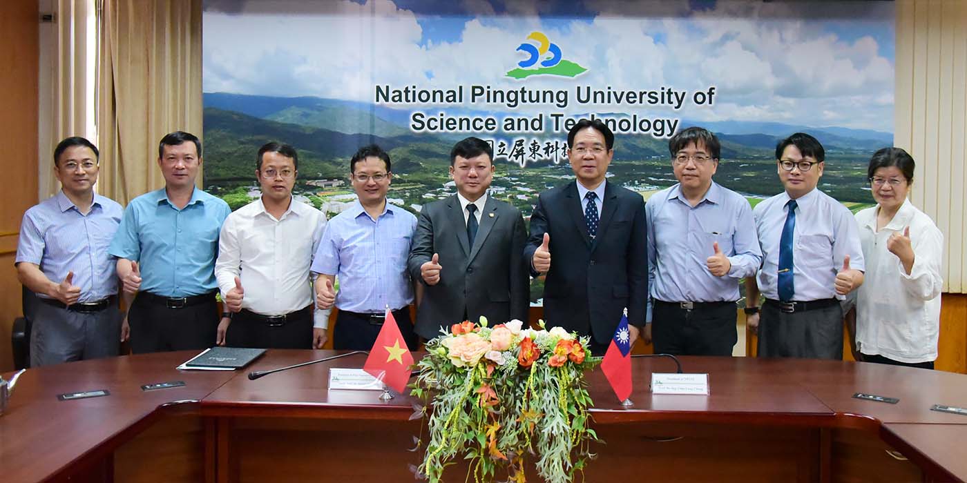 NPUST and Thai Nguyen University Renew Sister-School Relationship