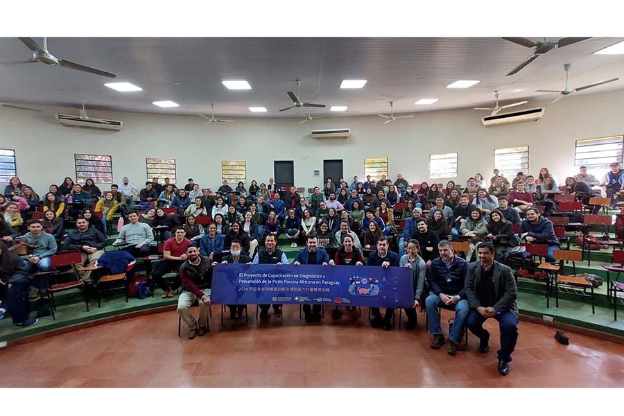 NPUST Professor Chao-Nan Lin Holds Lecture Series on Swine Fever for Paraguay’s SENACSA