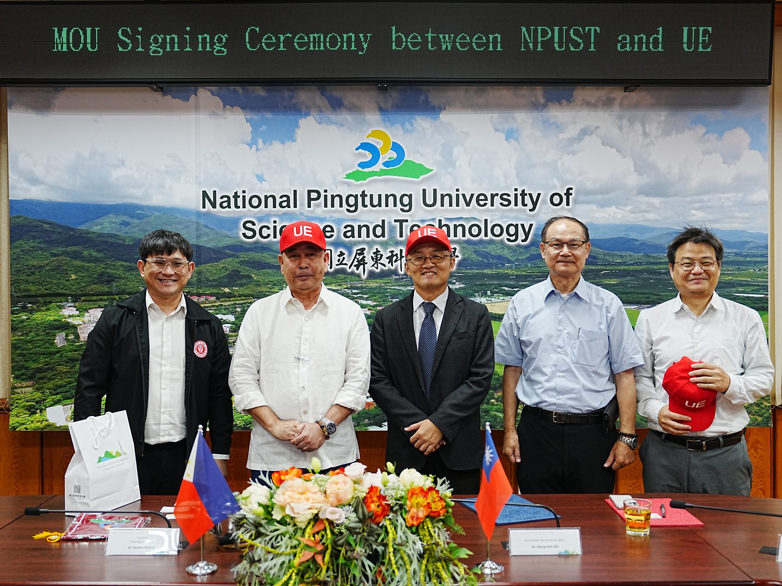 University of the East Visits NPUST for Renewal of Sister School Agreement