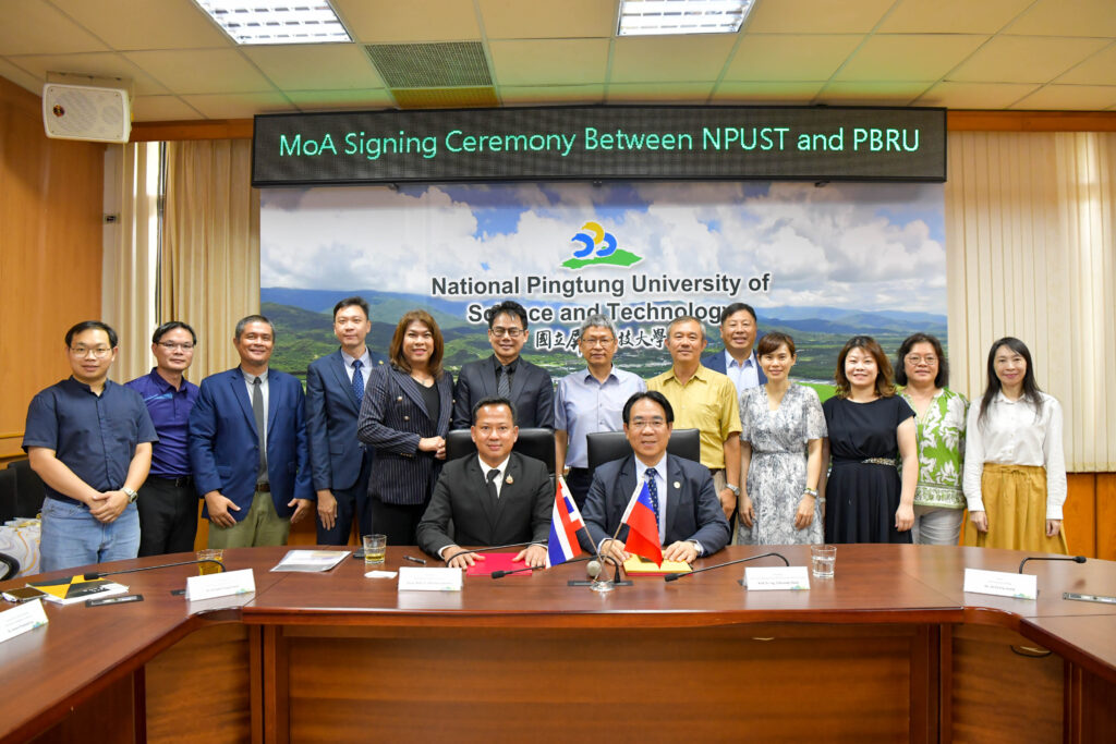President of Phetchaburi Rajabhat University Visits NPUST, Signs Cooperation Agreement