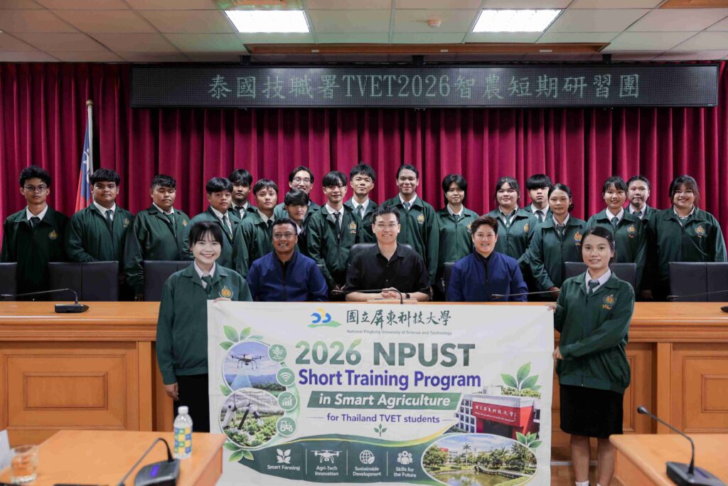 Thai Vocational Youths Visit Taiwan for Professional Training in Smart Agriculture and Technology